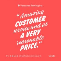 Veterans Towing & Recovery | Reviews